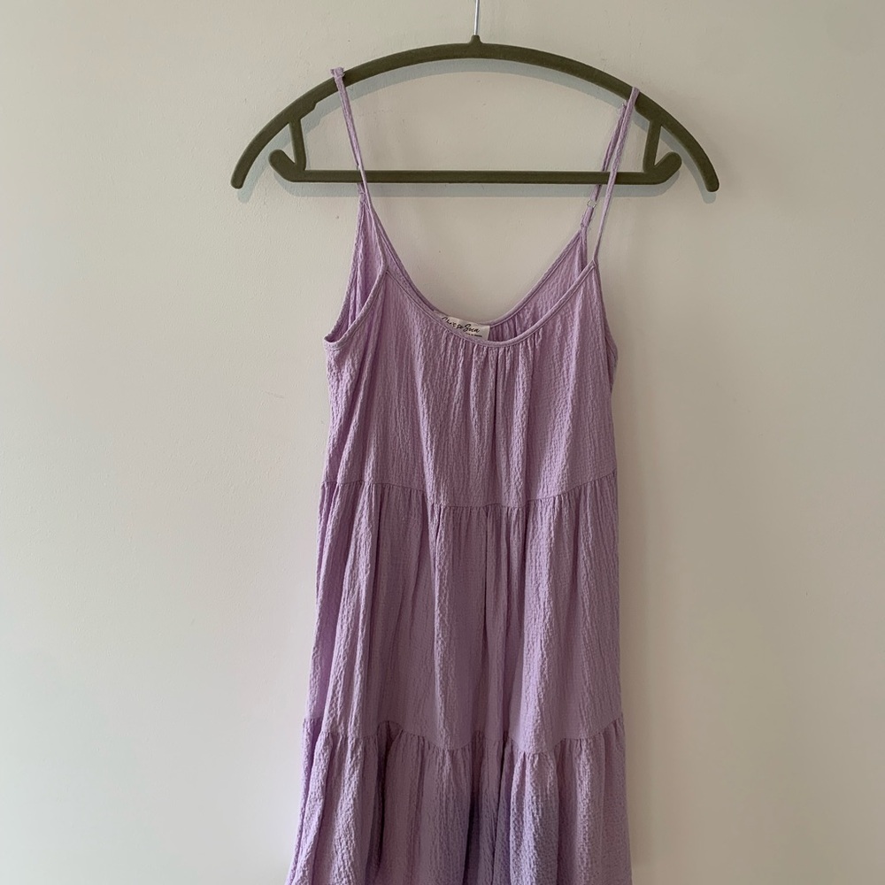 She’s so Soca Lavender Sleeveless baby doll dress small NWOT cotton - Picture 1 of 7